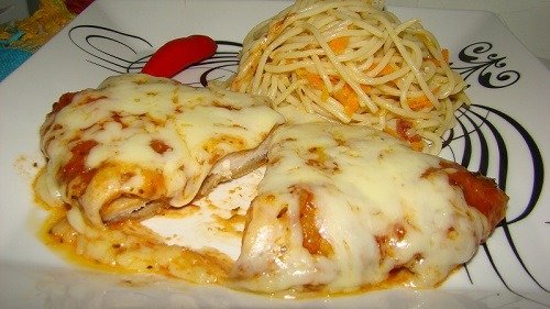 receita de frango à parmegiana