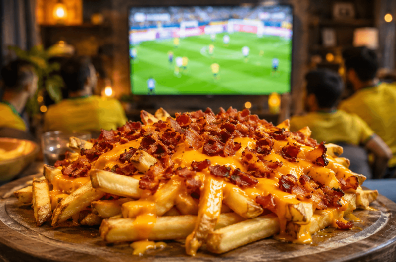 Batata Frita Crocante: Receita Tradicional e Versão com Cheddar e Bacon para Assistir ao Futebol