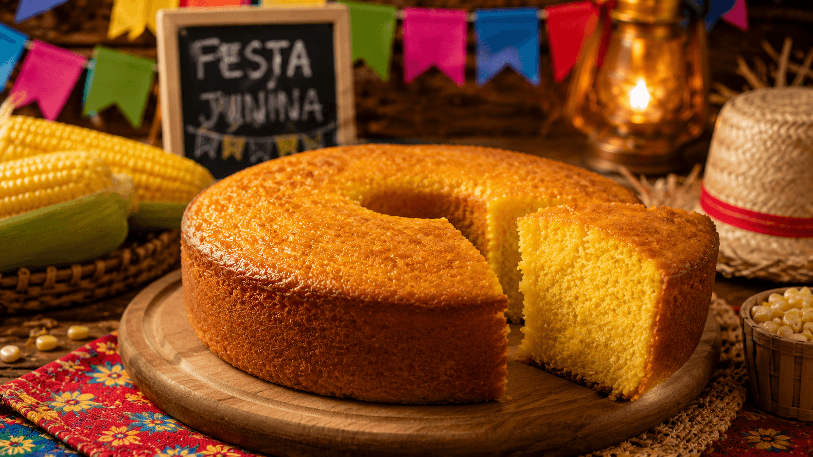 Bolo de Milho de Lata no Liquidificador: A Receita Fácil, Fofinha e Perfeita para Festa Junina