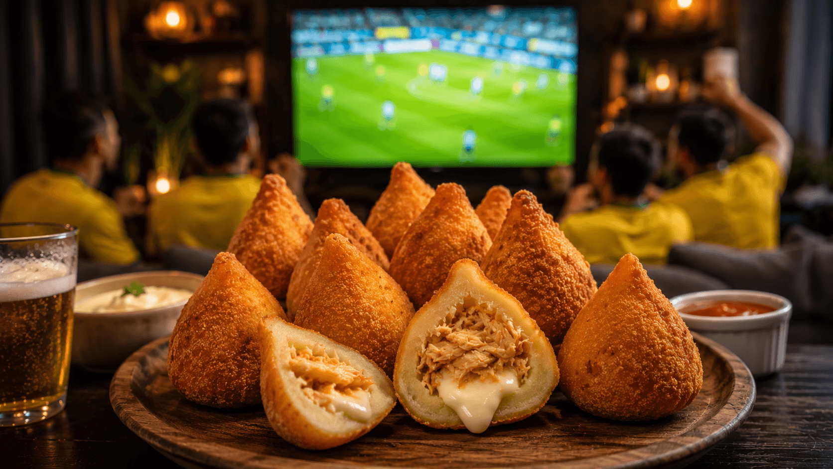 Coxinha de Frango Crocante: Receita Tradicional com Massa Macia e Recheio Cremoso