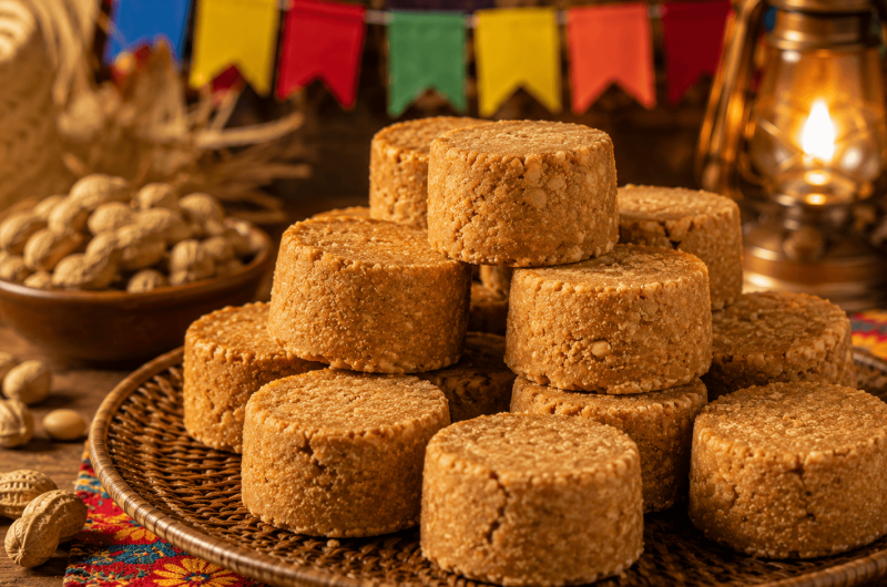 Paçoca Caseira de Amendoim: A Receita Tradicional de Festa Junina que Derrete na Boca
